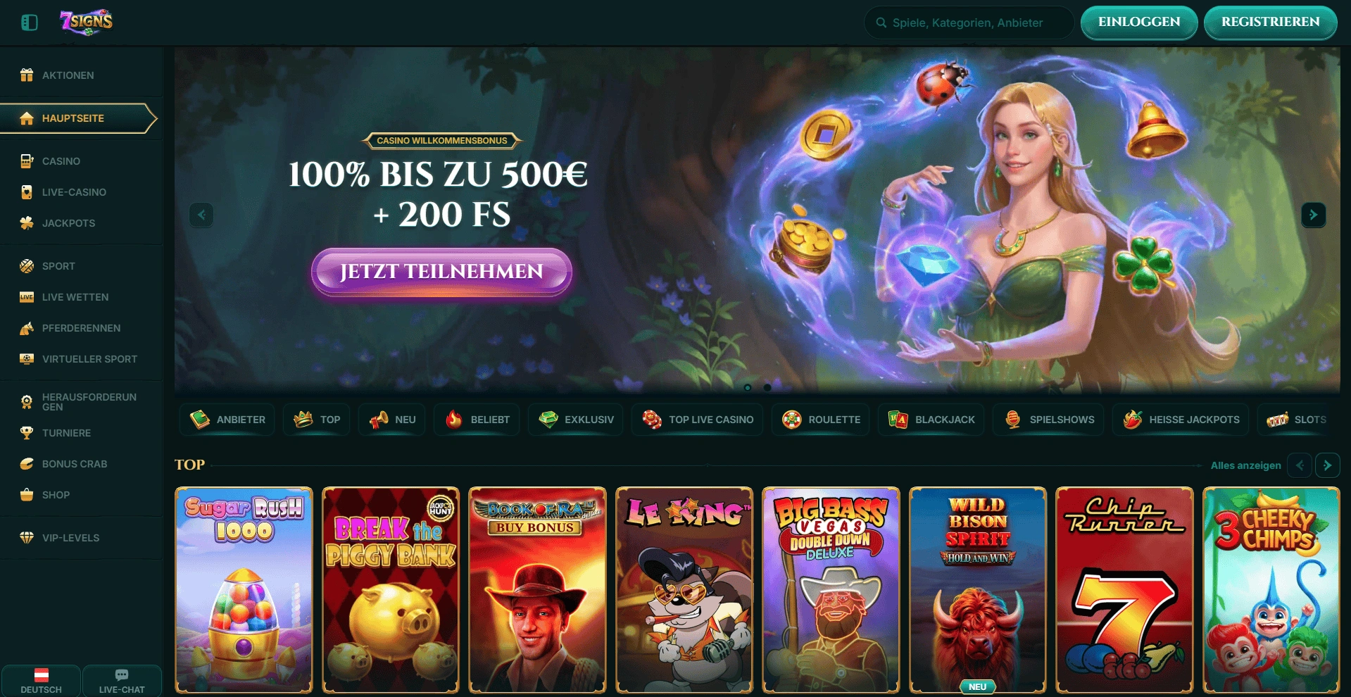 Volle Auswahl an Slots und Live – alles, was im Casino Online Österreich fehlt